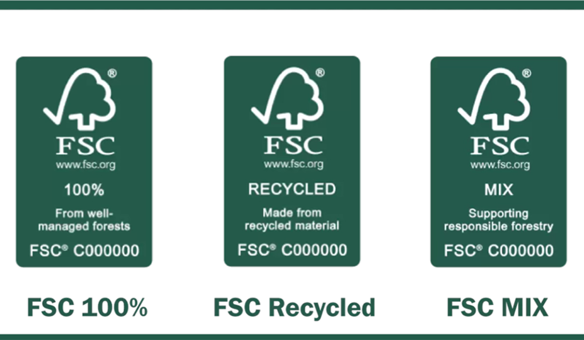 Три вида сертификации FSC