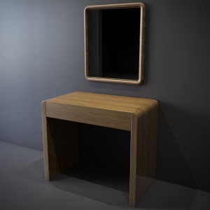 Iris dressing table with mirror