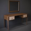 Audrey dressing table with mirror