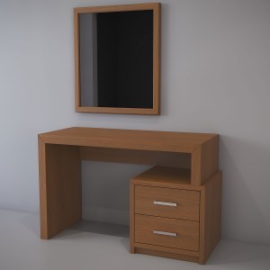 Verona dressing table with mirror