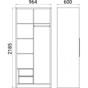 Two-door wardrobe Verona. Photo 3