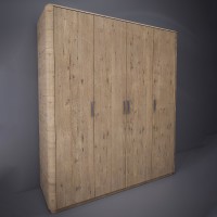 Four-door wardrobe Charlotte