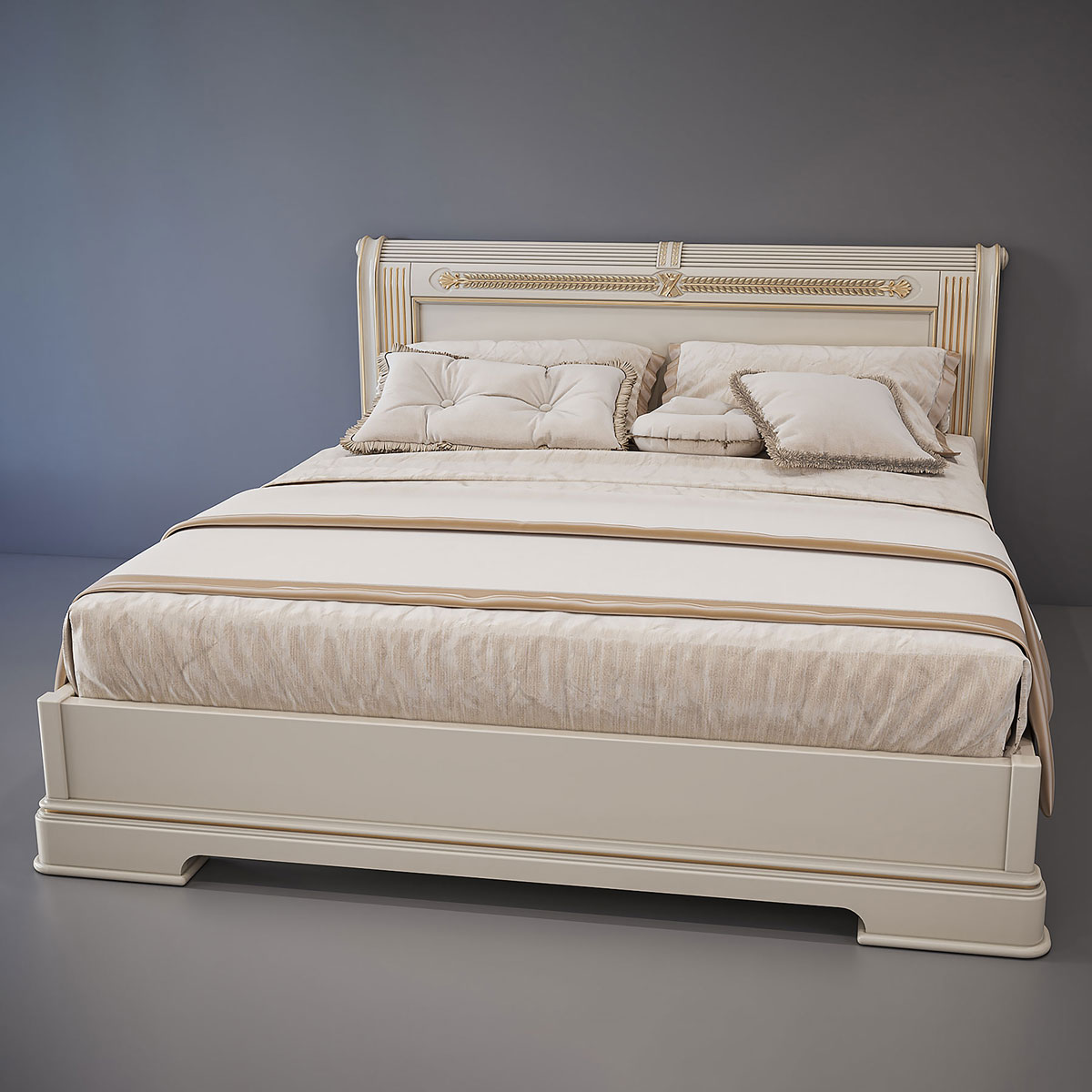 Кровать двухспальная из коллекции Анжелика 3