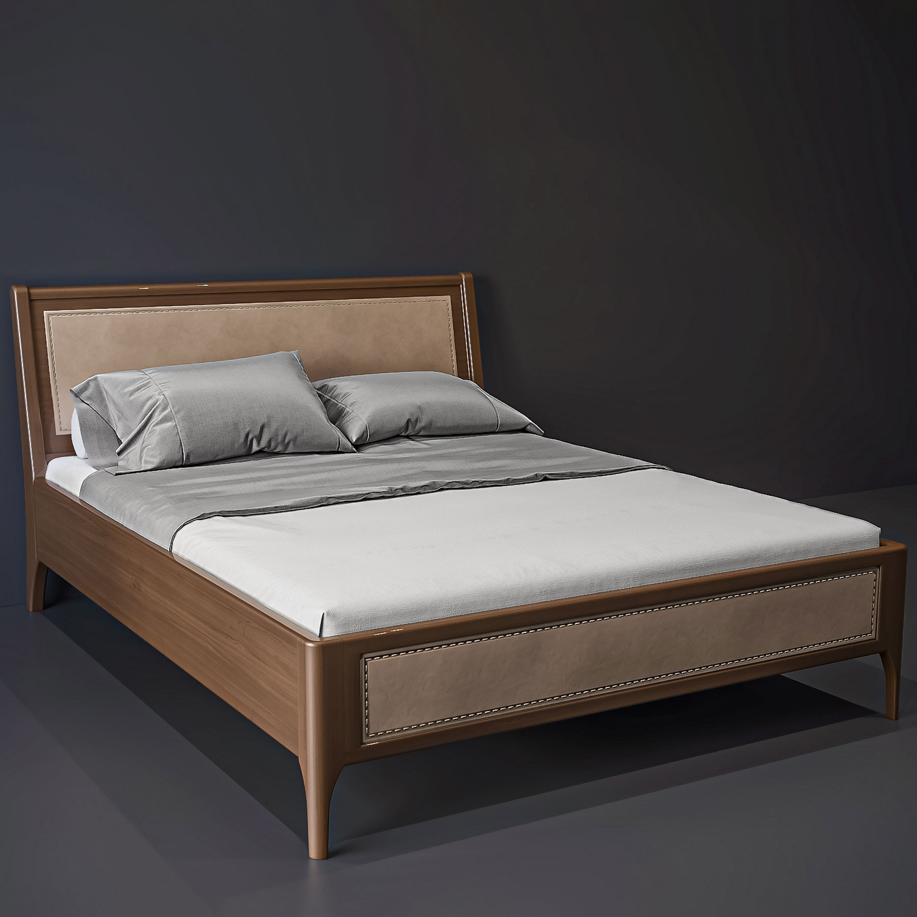 Кровать двухспальная из коллекции Одри