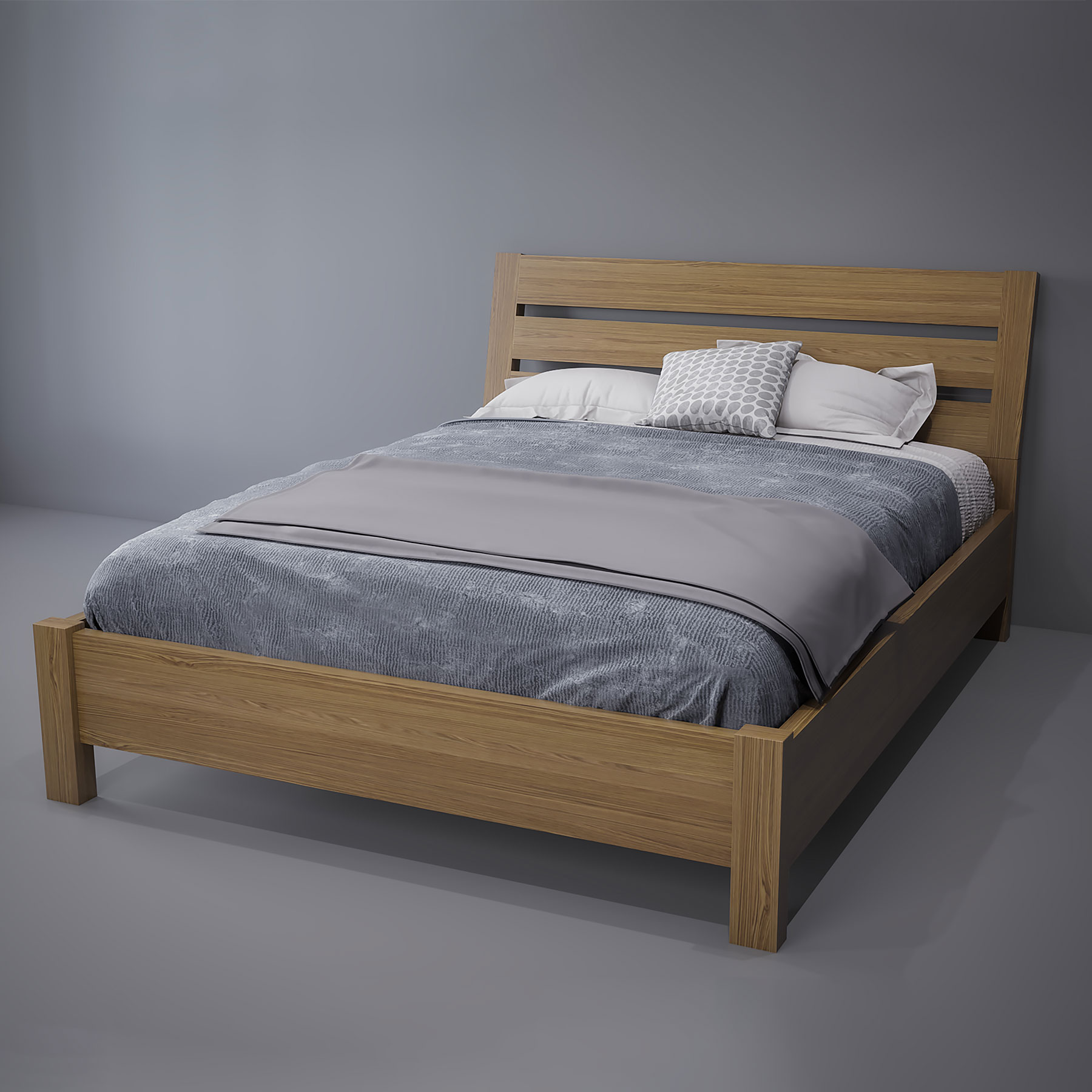 Кровать двухспальная из коллекции Берген 3
