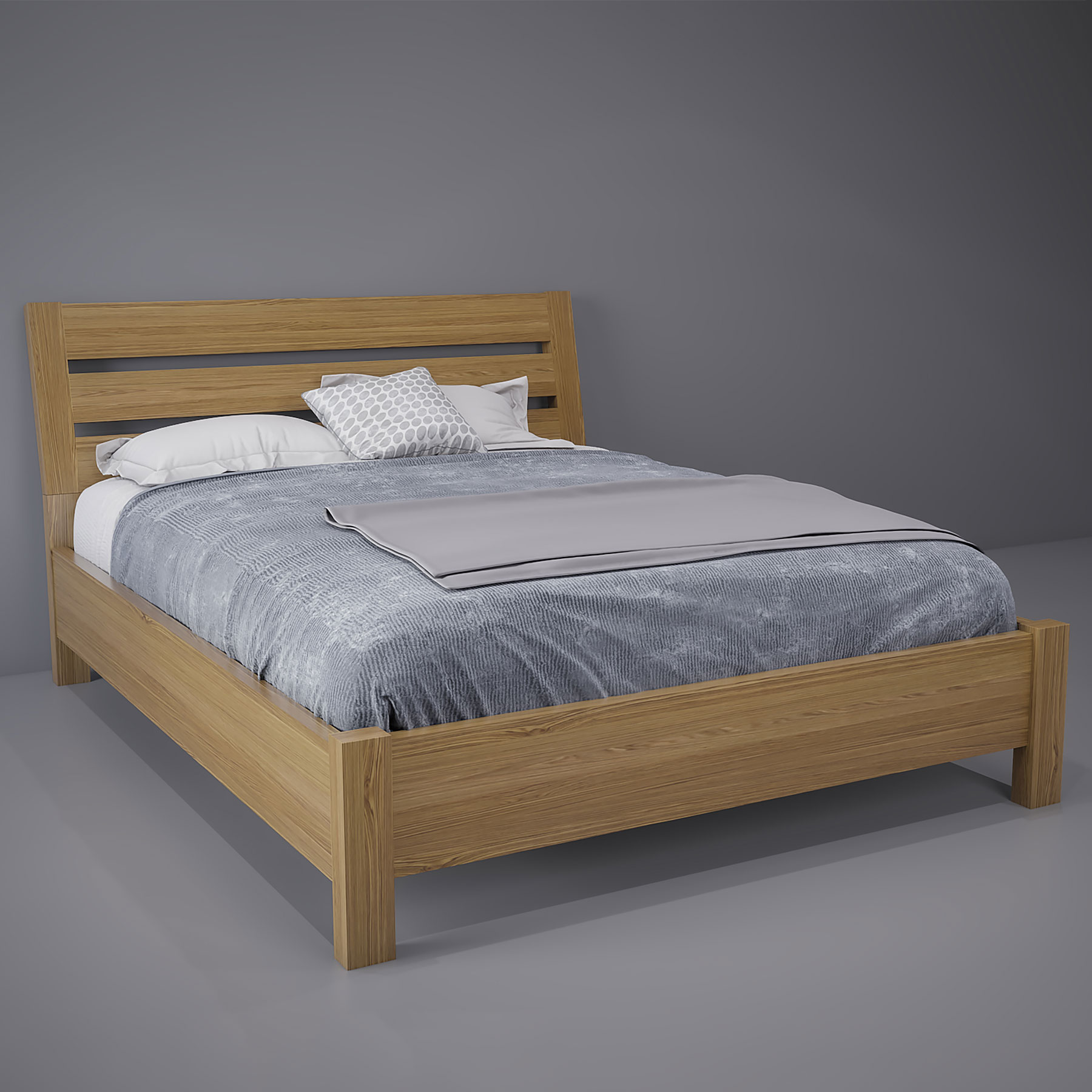 Кровать двухспальная из коллекции Берген 4