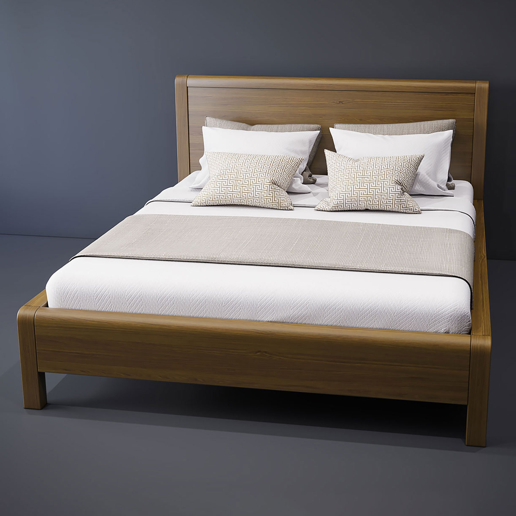 Double bed from the Iris collection