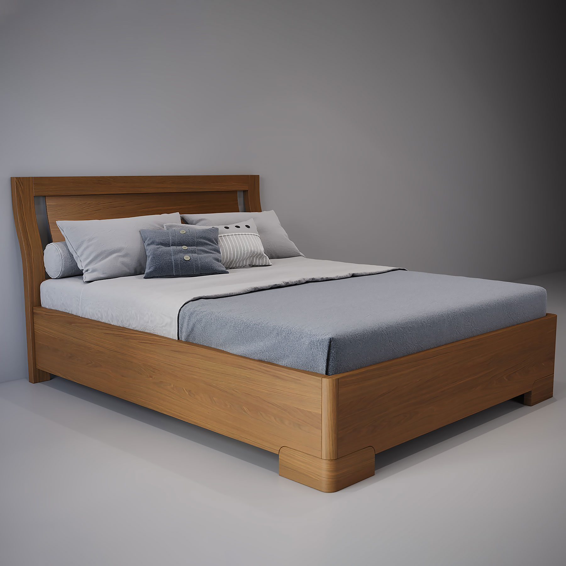 Кровать двухспальная из коллекции Верона 3