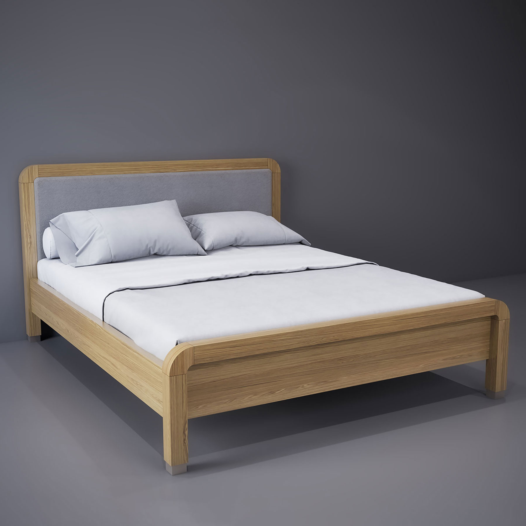Double bed from the Warsaw collection